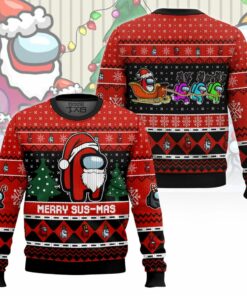 MERRY SUS MAS Among Us Ugly Sweater