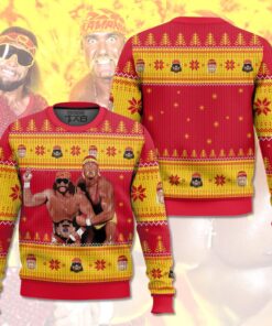 Mega Powers Macho Man and Hulk Hogan Ugly Sweater