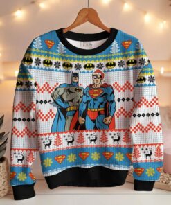 Superman And Batman Ugly Sweater