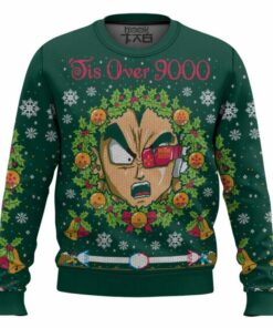 It's Over 9000 Dragon Ball Z Ugly Sweater 15 It's Over 9000 Dragon Ball Z Ugly Sweater