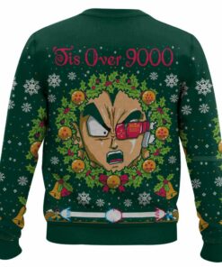 It's Over 9000 Dragon Ball Z Ugly Sweater 8 It's Over 9000 Dragon Ball Z Ugly Sweater