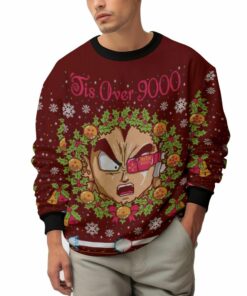 It's Over 9000 Dragon Ball Z Ugly Sweater 6 It's Over 9000 Dragon Ball Z Ugly Sweater