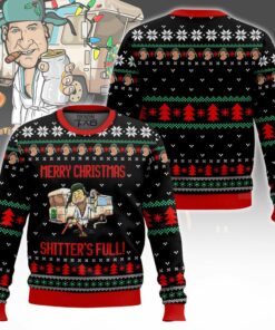 Cousin Eddie Merry Christmas Shitters Full National Lampoon's Vacation Ugly Sweater