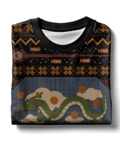 Kamehameha Dragon Ball Ugly Sweater 3 Kamehameha Dragon Ball Ugly Sweater