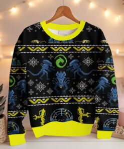 Xenomorphs Alien Ugly Sweater 4 Xenomorphs Alien Ugly Sweater