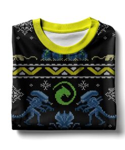Xenomorphs Alien Ugly Sweater 3 Xenomorphs Alien Ugly Sweater