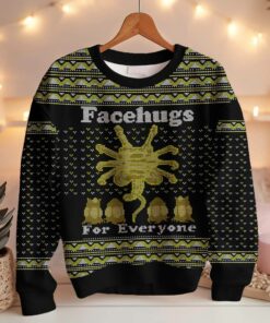 Face Hugs For Everyone Alien Ugly Sweater