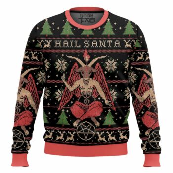 Hail Santa Satan Claus Ugly Sweater