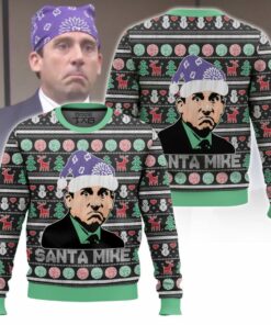 Santa Mike Michael Scott The Office Ugly Sweater 2 Santa Mike Michael Scott The Office Ugly Sweater