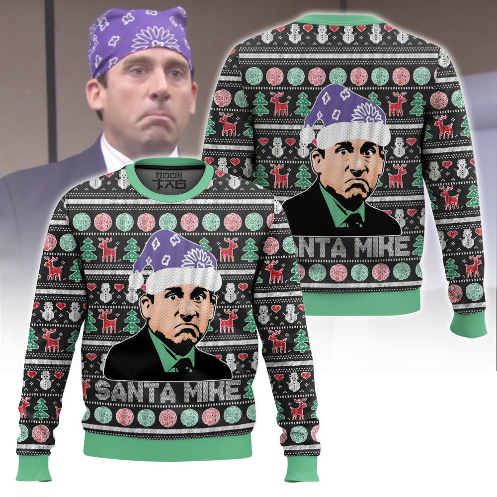 TTH-3092418VKH_mk1.jpg Santa Mike Michael Scott The Office Ugly Sweater