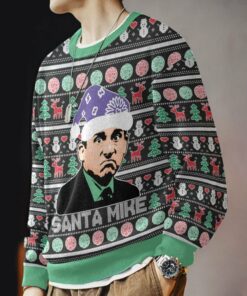 Santa Mike Michael Scott The Office Ugly Sweater 3 Santa Mike Michael Scott The Office Ugly Sweater