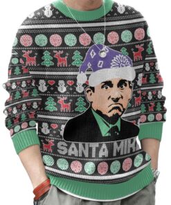 Santa Mike Michael Scott The Office Ugly Sweater 4 Santa Mike Michael Scott The Office Ugly Sweater