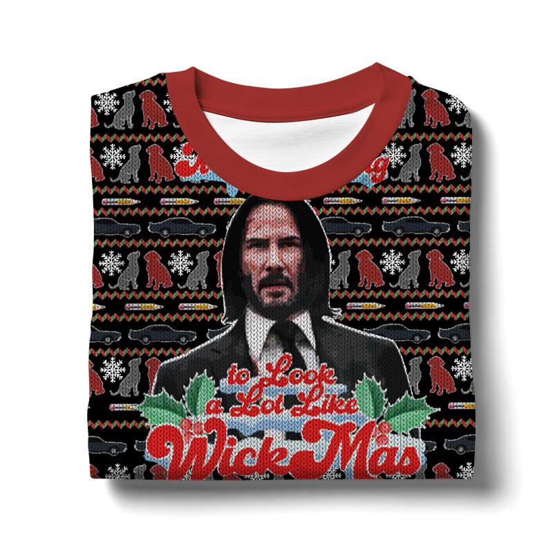 TTH-309249DKD3-mk1.jpg It's Beginning To Look A Lot Like WickMas John Wick Ugly Sweater