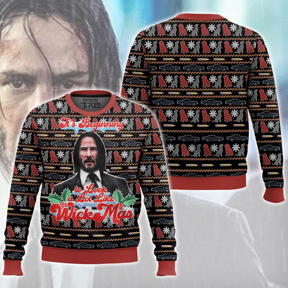 TTH-309249DKD3-mk5.jpg It's Beginning To Look A Lot Like WickMas John Wick Ugly Sweater