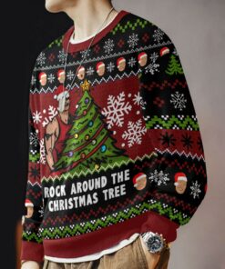 Rock Around The Christmas Tree The Rock Ugly Sweater