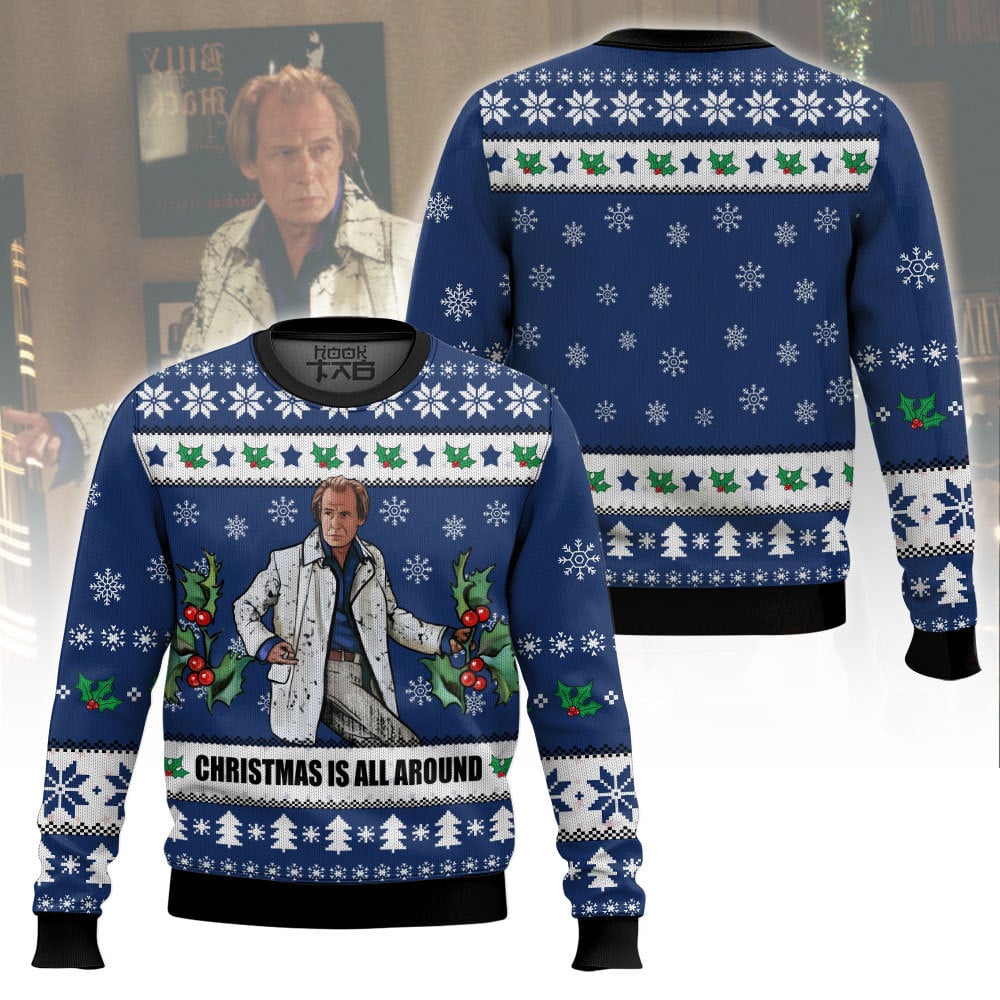 TTH-310244VKH_mk1.jpg Billy Mack Christmas Is All Around Love Actually Ugly Sweater