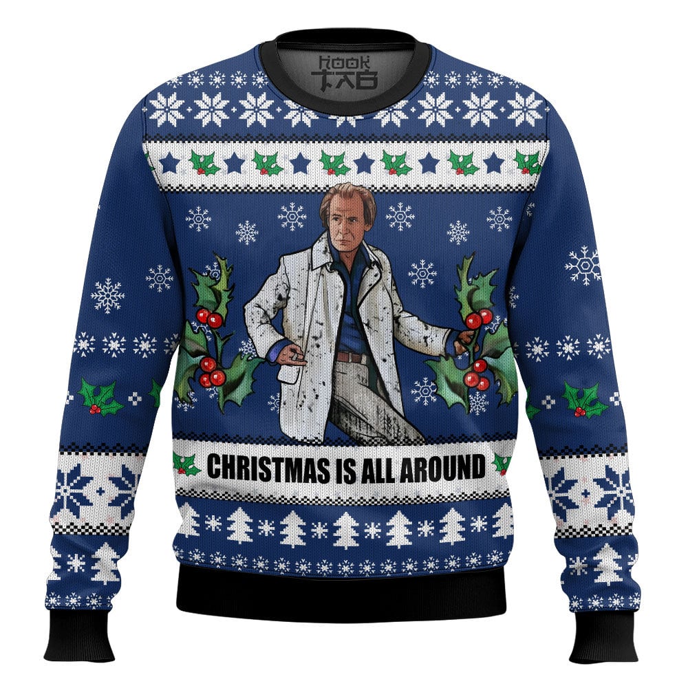 TTH-310244VKH_mk2.jpg Billy Mack Christmas Is All Around Love Actually Ugly Sweater