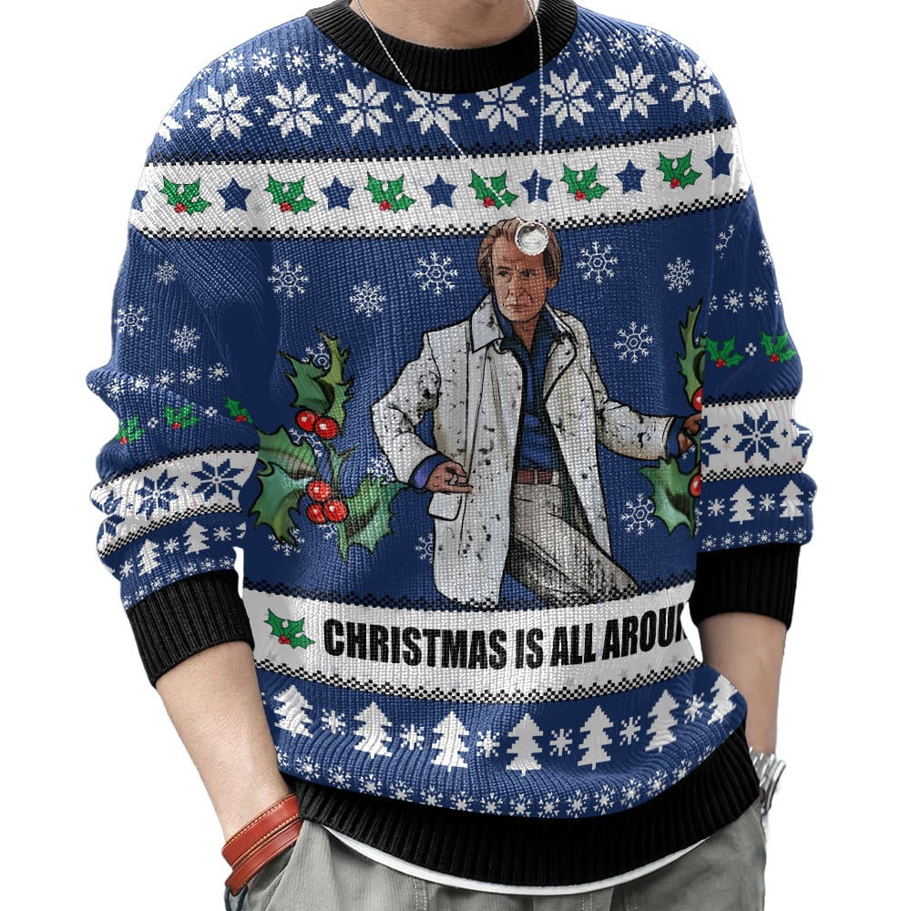TTH-310244VKH_mk9.jpg Billy Mack Christmas Is All Around Love Actually Ugly Sweater