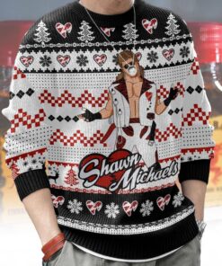 The Heartbreak Kid Shawn Michaels Ugly Sweater 3 The Heartbreak Kid Shawn Michaels Ugly Sweater