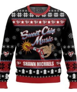 Sweet Chin Music Shawn Michaels Ugly Sweater