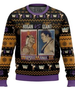 Hulk Hogan vs Andre The Giant Ugly Sweater