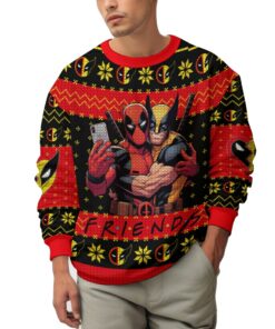 F.R.I.E.N.D Deadpool And Wolverine Ugly Sweater 6 F.R.I.E.N.D Deadpool And Wolverine Ugly Sweater
