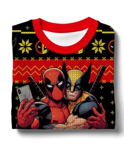 F.R.I.E.N.D Deadpool And Wolverine Ugly Sweater 3 F.R.I.E.N.D Deadpool And Wolverine Ugly Sweater