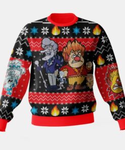 Heat Miser Snow Miser - The Year Without Santa Claus Ugly Sweater 3 Heat Miser Snow Miser - The Year Without Santa Claus Ugly Sweater
