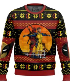 Deadpool And Wolverine Ugly Sweater