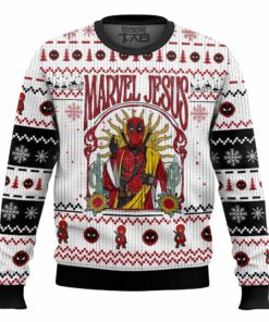 Marvel Jesus Deadpool Ugly Sweater