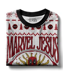 Marvel Jesus Deadpool Ugly Sweater