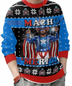 MACHO MERICA Macho Man Ugly Sweater 4 MACHO MERICA Macho Man Ugly Sweater
