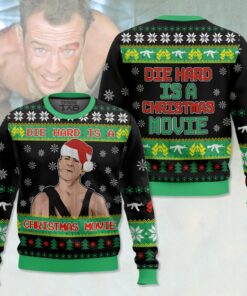 Die Hard Is A Christmas Movie Die Hard Ugly Sweater 2 Die Hard Is A Christmas Movie Die Hard Ugly Sweater