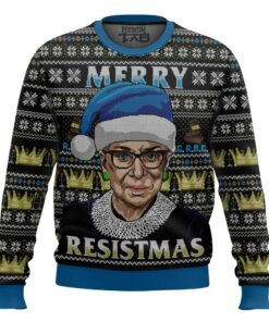 Merry Resistmas Ruth Bader Ginsburg RBG Ugly Sweater