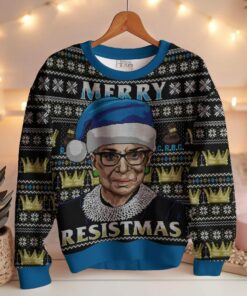 Merry Resistmas Ruth Bader Ginsburg RBG Ugly Sweater