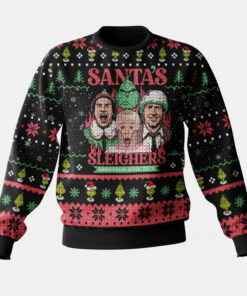 Santa's Sleighers Grinch Ugly Christmas Sweater 4 Santa's Sleighers Grinch Ugly Christmas Sweater