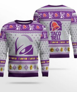 Taco Bell Purple Ugly Sweater