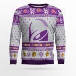 Taco Bell Purple Ugly Sweater