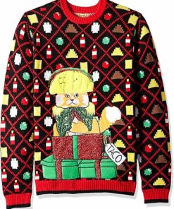 Taco Cat Christmas Ugly Sweater