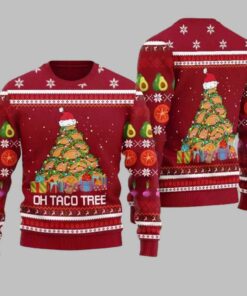 Taco Tree Ugly Christmas Sweater