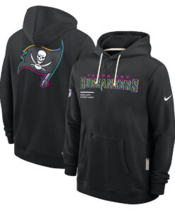 Tampa Bay Buccaneers Black 2025 Crucial Catch Sideline Standard Issue Hoodie