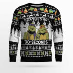 Teenage Mutant Ninja Turtles Pizza Dude’s Got 30 Seconds Ugly Christmas Sweater
