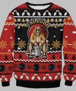 The Big Lebowski Dude Ugly Christmas Sweater