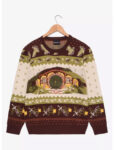 The Lord of the Rings Shire Hobbit Home Holiday Ugly Christmas Sweater