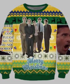 The Office Movie No God Please No Christmas Ugly Christmas Sweater