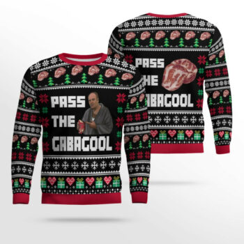 The Sopranos "Pass the gabagool" Christmas Ugly Sweater