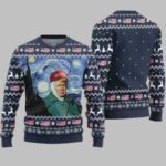 The Starry Night Donald Trump Ugly Christmas Sweater