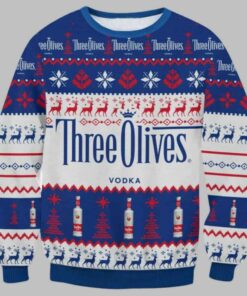 Three Olives Vodka Ugly Christmas Sweater