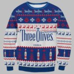 Three Olives Vodka Ugly Christmas Sweater