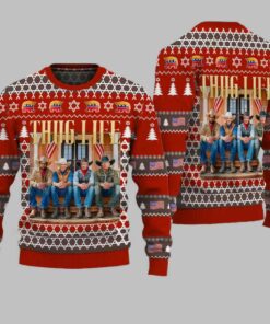 Thug Life Trump Vance Kennedy Elon Ugly Christmas Sweater